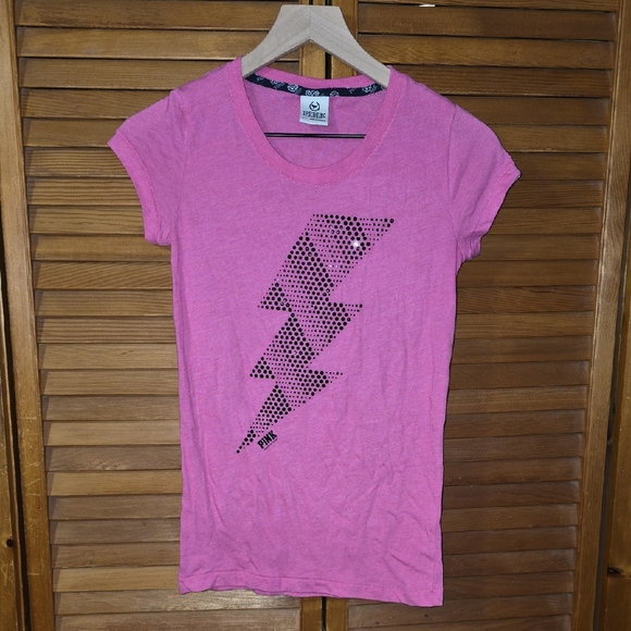 PINK Victoria's Secret Short Sleeve Graphic Tee Size XS - Picture 1 of 6